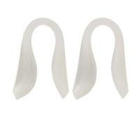 Zerodis Papier Quilling Striks 3 Mm de Largeur 600 Bandes 12 Couleurs Papier Artisanal pour Projets Artistiques Faits Main Enfants Adultes Scrapbooking Décoration Fournitures (WHITE)