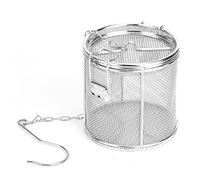 Zerodis Passoire à Thé Filtre INOX Panier à Epices Infuseur à Thé en Treillis Métallique Fins Utensiles Cuisine Restaurant Cadeau Noël Nouvel an pour Papa Amateurs de Thé (10 * 10cm)