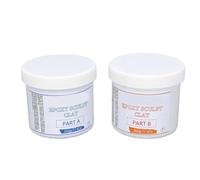 Zerodis Pâte à Modeler en 2 Parties, 1 Kg, Mastic Auto-durcissant pour Sculpture, Réparation de Bâtiments, œuvres d'art, Forte Adhérence, composé Sec à l'air, Ne Rétrécit Pas