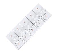 Zerodis Perles de Lampe SMD, Panneau de Fibre de Verre à Lumière Blanche 6 V, Haute luminosité pour Fournitures de Réparation de Téléviseurs LED (20PCS)