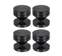 Zerodis Pieds D'isolation de Platine Tournante Amortisseurs de Vibrations | Embouts en Alliage de Cuivre, Carrelage en Bois Dur de 23mm de Hauteur, Lecteurs CD DVD, équipement Audio à Double Adhésif