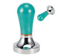Zerodis Pilon à café, Presse à café en Alliage d'aluminium avec Base Plate et Poignée Ergonomique, pour Accessoire de Machine à Expresso (bleu clair)