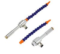 Zerodis Pistolet À Air Froid avec Tube Flexible en Alliage D'Aluminium, Processus Mécanique, Mini Pistolet De Refroidissement À Air Froid Et Sec pour Fraiseuse De Tour CNC