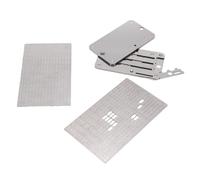 Zerodis Plaque de Stockage de Phrases, 24 Mots en Acier Inoxydable, Sauvegarde de Phrases de Graines Cryptographiques, Stockage à Froid, Prise en Charge des Portefeuilles Matériels BIP39