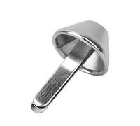 Zerodis Plat Platine Étampes | Clous de pieds plats finition argentée pour réparation de chaussures, placage de 12mm pour artisans en cuir plaqué