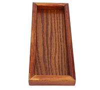 Zerodis Plateau de Service Rectangulaire en Bois, Petits Plateaux pour Le Rangement, Mini Planches de Charcuterie en Bois, Plateau Rectangulaire en Bois pour Comptoir de Cuisine, Plateau