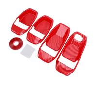 Zerodis Poignée de Porte Intérieure, Garniture de Bol, 4 Pièces, PP, JL | Protection contre les rayures des ongles et des touches, montage adhésif Clean Align Press, compatible avec le modèle JL