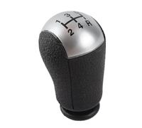 Zerodis Pommeau de Levier de Vitesse à 5 Vitesses, Pommeau de Levier de Vitesse Manuel en Plastique ABS avec Soufflet, Remplacement Facile à Installer, Noir Gris, 8,5 Cm pour Pilotes S C MK3 (GREY)