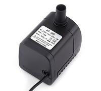 Zerodis Pompe à Eau de la Source de Remplissage de 15w 800L / H, Pompe de Plongée Aquarium Haute Performance, économies D'énergie Non Toxiques pour Source Hydroponique, Noir, Noir,