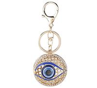 Zerodis Porte-clés Hamsa Evil Eye Amulet, Porte-clés Evil Eye pour la Bonne Chance Turc Mauvais œil amulette Porte-clés Pendentif Porte-clés Accessoires