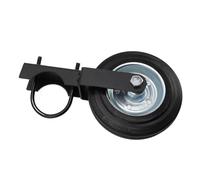Zerodis Porte de 6 Pouces Roue Lourde Lance Lourde 500 Lb de capacité en Acier Réglable en Acier U pour 1 à 5/8 Pouces à 2 Planification de la Porte Roust RoustropHofing pour une Utilisation