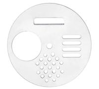 Zerodis Porte ruche abeille inox 5pcs 6.8cm | Lot de 5 portes d'entrée de ruche en acier inoxydable, anti-vent, exclusion sélective des reines