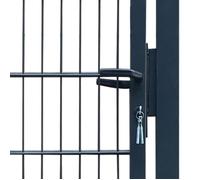 Zerodis Portillon 2D (simple) Gris anthracite 106x170 cm RE388