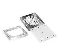 Zerodis Produits de Nettoyage de Cuisine pour évier, Lave-gobelet Automatique en Acier Inoxydable avec Sortie d'eau Multi-angle, Pulvérisateur Haute Pression pour Comptoir de Cuisine, Verre