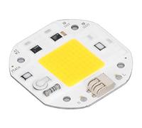 Zerodis Puce LED COB Haute luminosité 220 V, Base en Aluminium, Dissipation de la Chaleur, Longue Durée de Vie 30 000 Heures pour Lampe de Bricolage, Projecteur, éclairage Intérieur, (70W Blanc chaud)