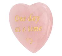 Zerodis Quartz Rose Crystal Heart Pierre Rose Teinte Teinte Valentine