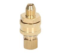 Zerodis Raccords à Connexion Rapide pour Rondelle, Adaptateur en Laiton Haute Pression en Acier Inoxydable avec Kit de Robinet à Bille 5000 PSI pour Raccords de Pompe à Tuyau et de Tuyaux d'eau (#13)