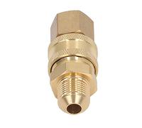 Zerodis Raccords à Connexion Rapide pour Rondelle, Adaptateur en Laiton Haute Pression en Acier Inoxydable avec Kit de Robinet à Bille 5000 PSI pour Raccords de Pompe à Tuyau et de Tuyaux d'eau (#15)