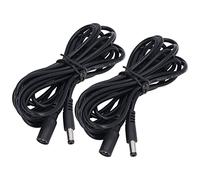 Zerodis Rallonge d'alimentation à Découpage 5,5 X 2,1 Mm Câble de Connexion d'alimentation DC 12 V 24 V Plug and Play avec Isolation en PVC pour équipement de 'Alimentation CC Lampes Solaires 2