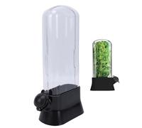 Zerodis Réfrigérateur Conteneur de Coriandre, Prolonger la Fraîcheur Transparent Récipient de Conservation des Légumes Conservateur pour Basilic Persil Menthe Ciboulette Romarin Thym