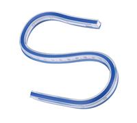 Zerodis Règle Courbe Flexible Plastique 30cm 60cm, Outil de Mesure et de | Couture artisanale d\'ingénierie, outil de mesure de règles pour la couture artisanale d\'ingénierie, avec échelle Double