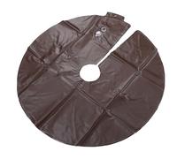 Zerodis Sac D'arrosage Annulaire de 10 Gallons pour Arbres, Réutilisable, à Profil Bas et à Diffusion Lente, en PVC, pour Racines Profondes, Idéal pour les Arbres à Feuilles Persistantes (Café)