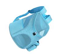 Zerodis Sac pour Chien avec Sangle Réglable et Poche, Sac à Dos de Transport Pliable et Portable avec Maille Respirante pour Petits Chiens et Chats, Idéal pour la Randonnée, Le Camping et Les Voyages