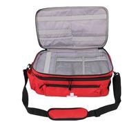 Zerodis Sacs de Rangement Étui de Transport Grand Sac de Premiers Secours en Nylon Imperméable avec Séparateurs et Sangles Amovibles pour Les Professionnels de la santé, Les Soignants, Les Voyages