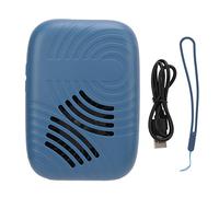 Zerodis Sèche-linge pour les Artistes avec un Chauffage sans Fil USB à 3 Vitesses pour la Peinture Aquarelle à 360 Degrés Outil de Séchage à Air Portable pour le Studio D'art Extérieur (BLUE)