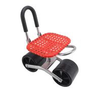 Zerodis Siège de Travail Roulant pour Chariot de Jardin avec Roues, Tabouret de Jardinage pour Plantation, Siège Pivotant, Scooter avec Plateau à Outils Utilitaire