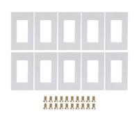 Zerodis Snap sur Le Mont, Decora Plus Support de Support de Supports de Plaque de Garde pour Les Plaques Murales à Gang Unique pour L'amélioration de la Maison