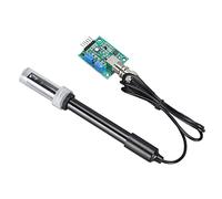 Zerodis Sonde d'électrode PH, Lecture en Temps Réel, Connecteur BNC, Testeur Numérique d'eau du Sol, Idéal pour les Aquariums et la Culture Hydroponique