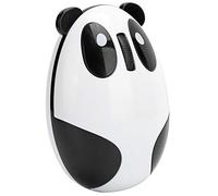 Zerodis Souris Compacte et Silencieuse, Design Panda, Chargement USB Fil 2,4 GHz, pour Ordinateurs Portables et Enfants