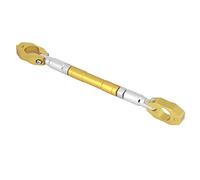 Zerodis Stabilisateur en Aluminium de Performance de Modernisation de Réglage Automobile Croix d'équilibre de Moto pour Guidon de 7/8 Pouces Min 28 Cm 32 Cm Réduction des Vibrations Attelle de