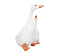 Zerodis Statue de Jardin d'oie, Figurine de Mère Canard et Canetons Fabriquée à la Main, Décoration de Table Réaliste pour Une Utilisation Intérieure et Extérieure, Parfaite pour Le Salon et Le