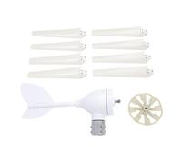 Zerodis Structure Optimisée du Générateur D'éoliennes de 400W 12 V pour Prendre Un Bateau [8 Lames WindGenerator]
