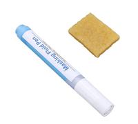 Zerodis Stylo Fluide de Masquage de 6,3 Mm avec Gomme, Marqueur de Résistance à l'aquarelle Bleue pour la Préservation de l'art, Outil de Surbrillance Précis pour les Projets de Peinture sur