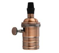 Zerodis Support de Lampe, Interrupteur, Accessoire de Suspension, Placage d'aluminium pour Couloir, Salon, Salle à Manger, étude, Argent, Rouge, Bronze, Perle, Noir, Vert, Bronze, Base de Lampe