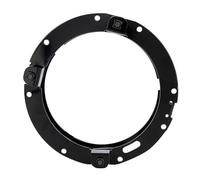 Zerodis Support de Montage de Phare en Alliage d'aluminium de 7 Pouces pour, Fixation de Phare LED à Anneau Rond avec Ressorts Intégrés, Idéal pour la Conduite de Nuit Tout-terrain et les (BLACK)