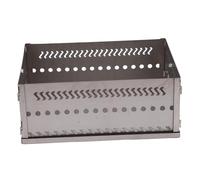 Zerodis Support de Pierre de Sauna en Acier Inoxydable, Panier à Roche Robuste, capacité de 50kg, Portable pour Poêle à Bois, Camping Barbecue, Sauna à Domicile (SL300)