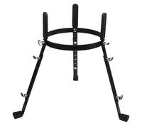 Zerodis Support de Tambour Conga Réglable, Support de Tambour en Fer pour Tambours de Moins de 27 Cm de Diamètre, Hauteur Réglable de 52,5 à 68 Cm, de Panier pour Musiciens de Studio de Pratique de