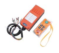 Zerodis Système à Distance de Grue Industrielle sans Fil, Contrôleur de Palan Robuste avec Portée de 100 Mètres et Interrupteur D'arrêt D'urgence pour Palans à Chaîne de Pont dans des