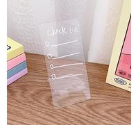 Zerodis Tableau Effaçable à Sec en Acrylique, Tablette Mémo Transparente, Planche à Dessin Portable pour Usage au Bureau (1# petit babillard électronique)