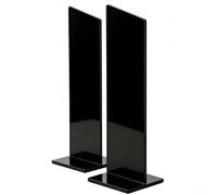 Zerodis Tableau Mémo pour Moniteur, 2 Pièces, Porte-notes Adhésif Détachable en Acrylique, Accessoires de Bureau pour Ordinateur Portable (32 * 8cm)