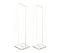 Zerodis Tableau Mémo pour Moniteur, 2 Pièces, Porte-notes Adhésif Détachable en Acrylique, Accessoires de Bureau pour Ordinateur Portable (32 * 8cm)