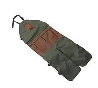 Zerodis Tablier de Travail de Jardin, Tablier de Jardinage avec Plusieurs Poches, Protection des Jambes pour les Travaux en Plein Air, la Cueillette, la, Hommes et Femmes, Tissu (Vert avec poches