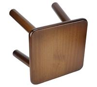 Zerodis Tabouret en Bois, Repose-Pieds Léger en Pin, Tabouret pour Enfant au Design Antidérapant, Parfait pour la Maison ou la Maternelle, 10,2 X 10,2 Pouces (carré assemblé Couleur Noyer)