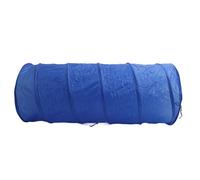 Zerodis Tental D'entraînement à l'agilité du Chien Tunnel Résistant à la Déchirure Pliable Round Play Tente pour L'extérieur, L'entraînement Robuste de Chien Bleu Tissu Bleu pour l'exercice et Le