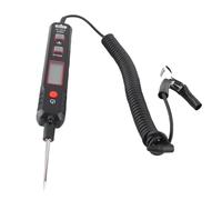 Zerodis Testeurs de Tension Testeur de Circuit Professionnel avec Puce de Circuit imprimé Intégrée et Couvercle de Protection de Sonde pour Véhicules Motos Tension CC 2 V 20 V 100 Lampe de Test