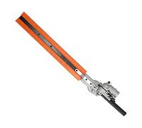 Zerodis Tête de Taille-Haie, Coupe-Haie, Cisaille à Haie, Double 65 en Acier au Manganèse et Alliage D'aluminium avec Boîte de Vitesses à 9 Vitesses pour Tubes de 26 Mm de Diamètre et